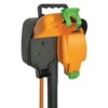Masterplug 2 Socket Outdoor Spike With IP Rated Sockets 5m Black/Orange -Energizer Sales Store 12804394 5204831944011805