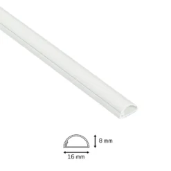 D-Line Micro Decorative Self Adhesive Trunking 16mm X 8mm X 2m White -Energizer Sales Store 12804634 1654833195590892
