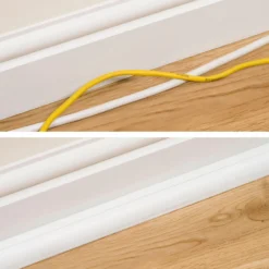 D-Line Quadrant Self Adhesive Decorative Trunking 22mm X 22mm X 2m White -Energizer Sales Store 12804735 2084833236296215