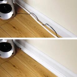 D-Line Quadrant Self Adhesive Decorative Trunking 22mm X 22mm X 2m White -Energizer Sales Store 12804735 2124833236265747