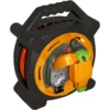 None Masterplug 2 Socket Cable Reel With IP Rated Sockets 20m Black/Orange -Energizer Sales Store 12804743 3804842787692831