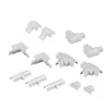 D-Line Micro Decorative Trunking Smooth Fit 13 Piece Accessory Multipack 16mm X 8mm White -Energizer Sales Store 12804794 1894842789985788