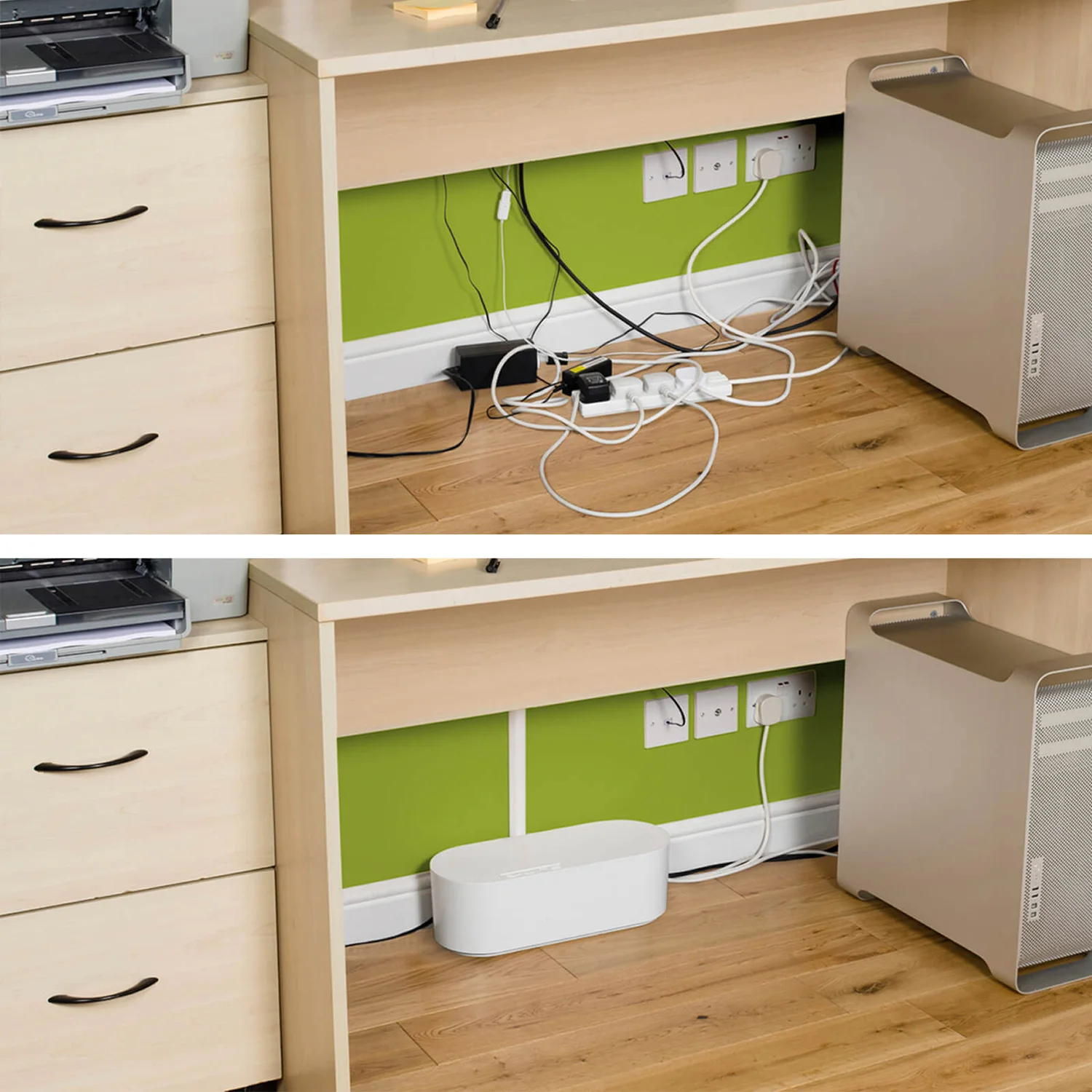 D-Line Cable Tidy Unit Small White 6 D-Line Cable Tidy Unit Small White - Image 4