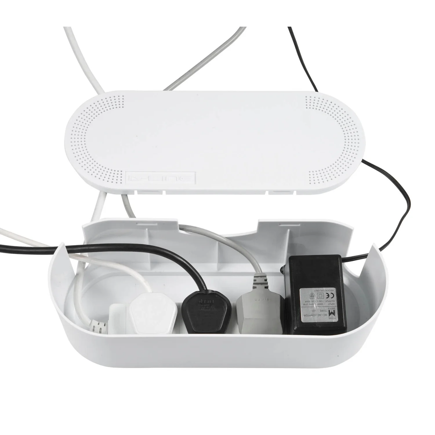 D-Line Cable Tidy Unit Small White 4 D-Line Cable Tidy Unit Small White - Image 2