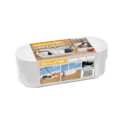 D-Line Cable Tidy Unit Small White 13 D-Line Cable Tidy Unit Small White -Energizer Sales Store 12806003 2434833224673051