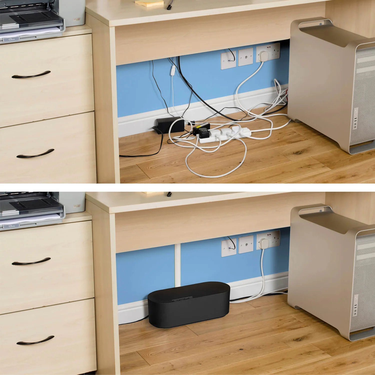 D-Line Cable Tidy Unit Small Black 6 D-Line Cable Tidy Unit Small Black - Image 4