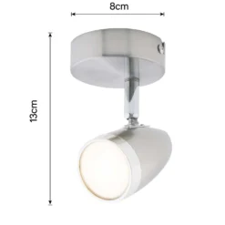 Vector 1 Bar LED Spotlight - Satin Nickel -Energizer Sales Store 12810127 1034840948074390