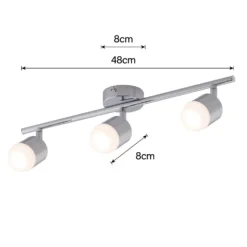 Pallas 3 Bar 4W LED Spotlight - Chrome 10 Pallas 3 Bar 4W LED Spotlight - Chrome -Energizer Sales Store 12810235 2004843073762379