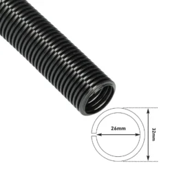 D-Line Cable Tidy Tube 32mm X 1.1m Black -Energizer Sales Store 12810284 1194833169298832