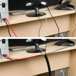 D-Line Cable Tidy Tube 32mm X 1.1m Black -Energizer Sales Store 12810284 7854833169239534