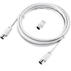 Ross Coaxial Aerial Cable 1.5m White