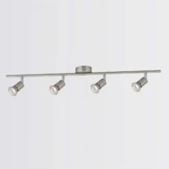 Rochdale 4 Lamp Spotlight Bar - Brushed Stainless Steel -Energizer Sales Store 12813665 1104843086075591
