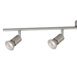 Rochdale 4 Lamp Spotlight Bar - Brushed Stainless Steel -Energizer Sales Store 12813665 1584843086139323