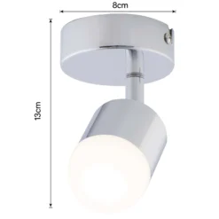 Pallas 1x 5W LED Spotlight - Chrome -Energizer Sales Store 12813802 5494843086897693