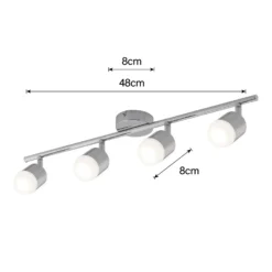 Pallas 4x 5W LED Spotlight - Chrome -Energizer Sales Store 12813806 5574843086961875