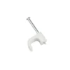 Masterplug Flat Cable Clips 0.75mm White 20 Pack -Energizer Sales Store 12813898 1204831953166416