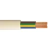 None Pitacs 1.5mm 3 Core Round Flexible Cable 2m White 3183Y