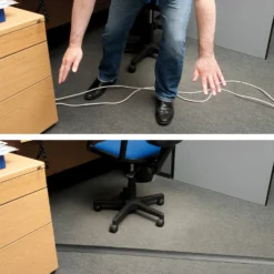 D-Line Light Duty Floor Cable Cover 17mm X 9mm X 1.8m Black -Energizer Sales Store 12814531 6394833201790059