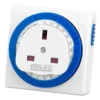 Arlec 24 Hour Compact Timer Socket White -Energizer Sales Store 12815223 7734831917247239