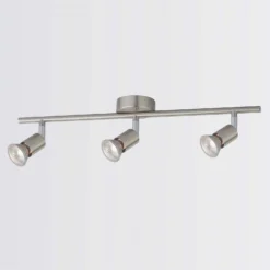 Rochdale 3 Lamp Spotlight Bar - Brushed Stainless Steel -Energizer Sales Store 12815760 1524843350319008