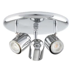 Phoenix 3 Lamp Spotlight - Chrome