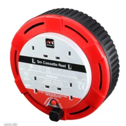 Masterplug 4 Socket Cassette Reel 4m White -Energizer Sales Store 12817014 1674833199519932