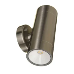 Lutec Rado Up & Down Outdoor Wall Light - Stainless Steel -Energizer Sales Store 12819217 1064832982326397