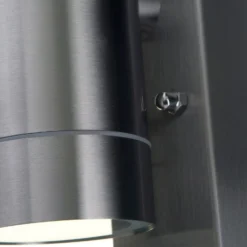 Lutec Rado Up/Down PIR Outdoor Wall Light - Stainless Steel -Energizer Sales Store 12819275 6674952877464952