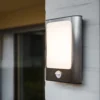 Lutec Face 13W LED PIR Outdoor Wall Light - Stainless Steel -Energizer Sales Store 12819285 2754952877240825