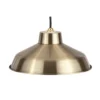 Retro Metal Easy Fit Pendant Shade - Brass -Energizer Sales Store 12819605 3204831916781015