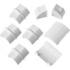 D-Line Quadrant Decorative Trunking Clip Over 8 Piece Accessory Multipack 22mm X 22mm White -Energizer Sales Store 12820221 1424831915825086