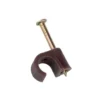 None Masterplug Coaxial Cable Clips 7mm Brown 50 Pack -Energizer Sales Store 12820598 2064846170279708