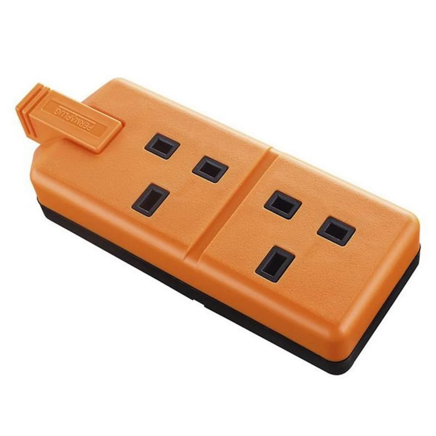 Masterplug 2 Socket Heavy Duty Rewirable Trailing Socket Orange 4 Masterplug 2 Socket Heavy Duty Rewirable Trailing Socket Orange - Image 2