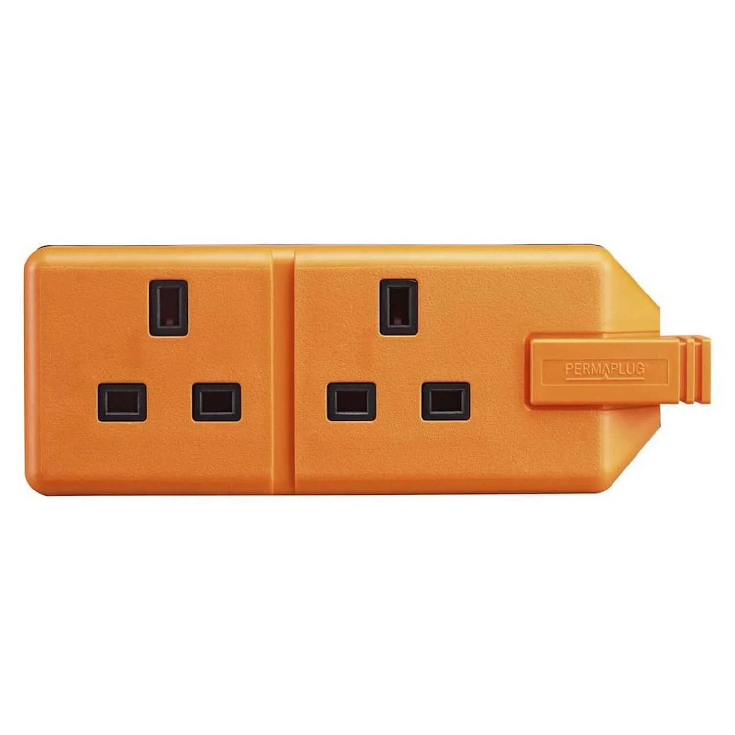 Masterplug 2 Socket Heavy Duty Rewirable Trailing Socket Orange 5 Masterplug 2 Socket Heavy Duty Rewirable Trailing Socket Orange - Image 3