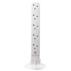 Masterplug 10 Socket 2 USB Surge Tower Extension Lead 1m White -Energizer Sales Store 12820924 6184832957485779