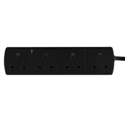 Arlec 4 Socket Extension Lead With Power Indicator 2m Black