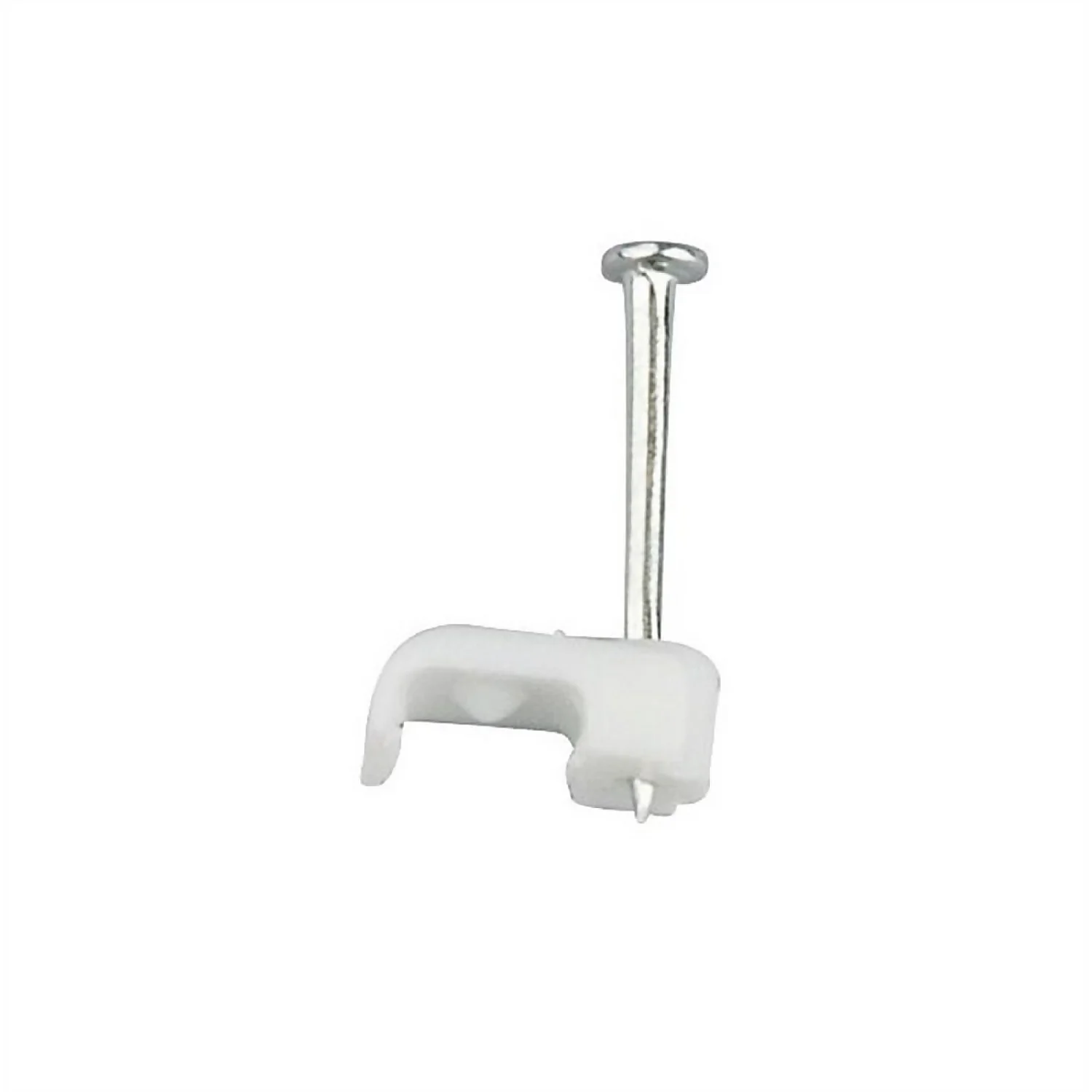 Masterplug Bell Wire Cable Clips White 100 Pack 3 Masterplug Bell Wire Cable Clips White 100 Pack