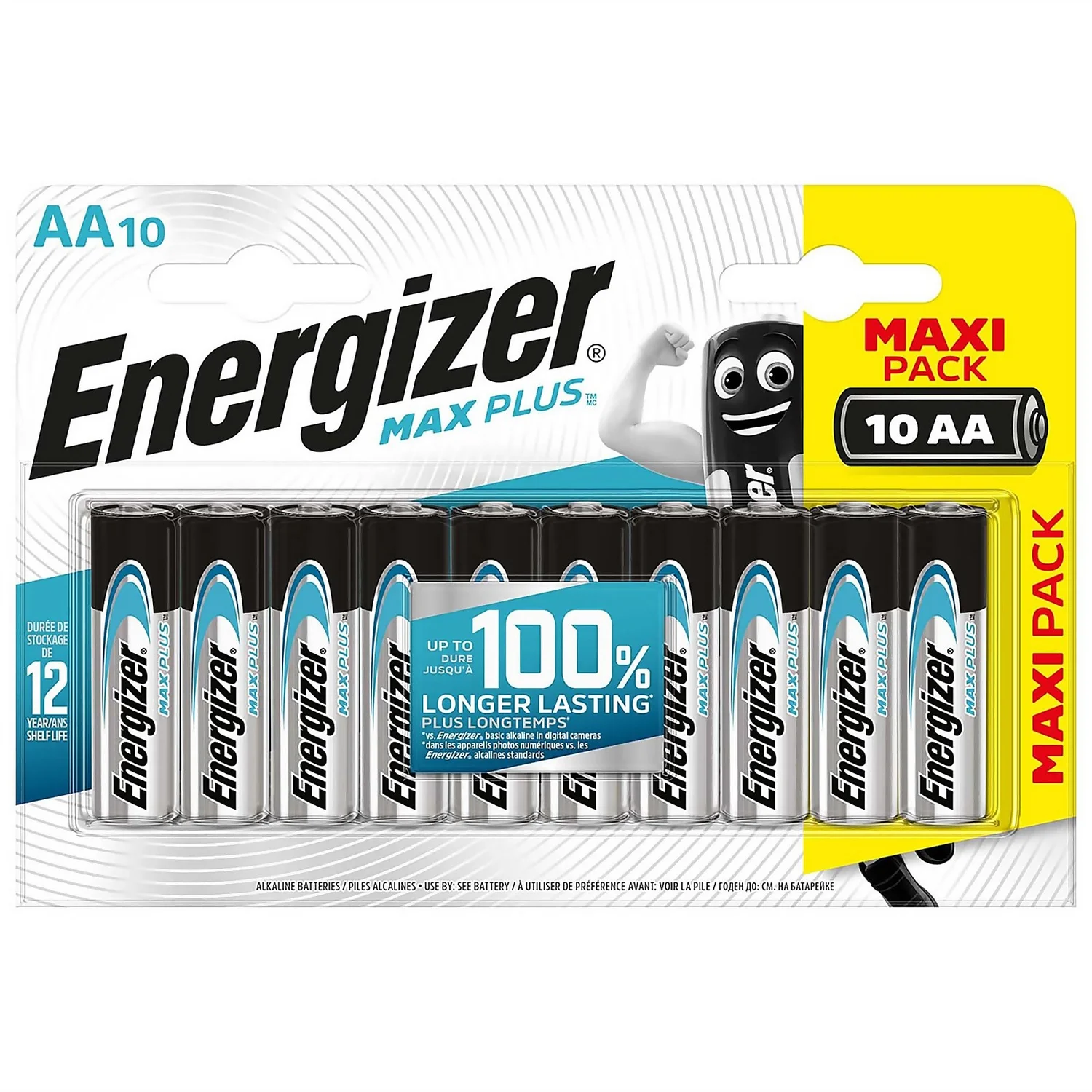 Energizer MAX PLUS Alkaline AA Batteries - 10 Pack 3 Energizer MAX PLUS Alkaline AA Batteries - 10 Pack
