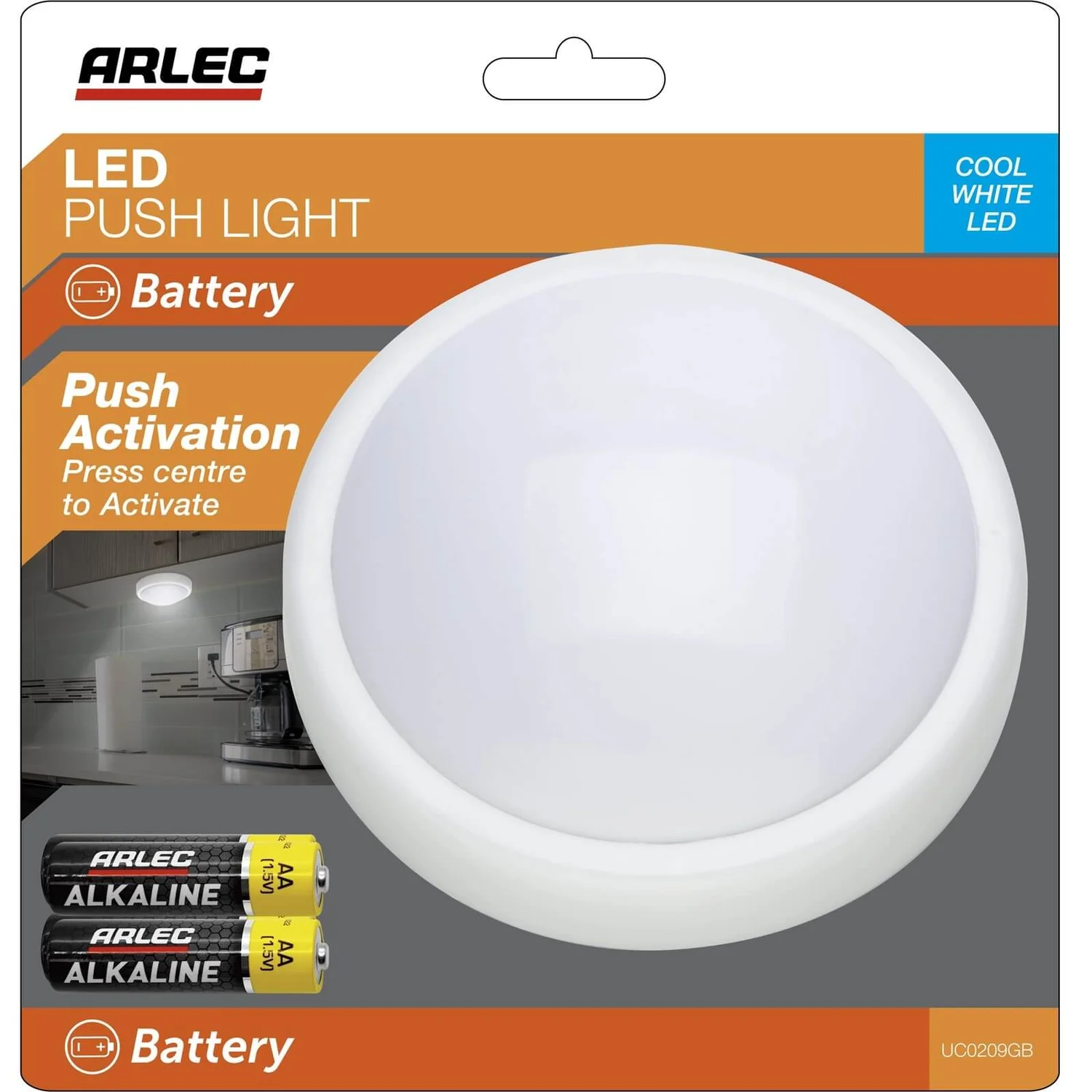 Arlec Round LED Push Light 11 Arlec Round LED Push Light - Image 9