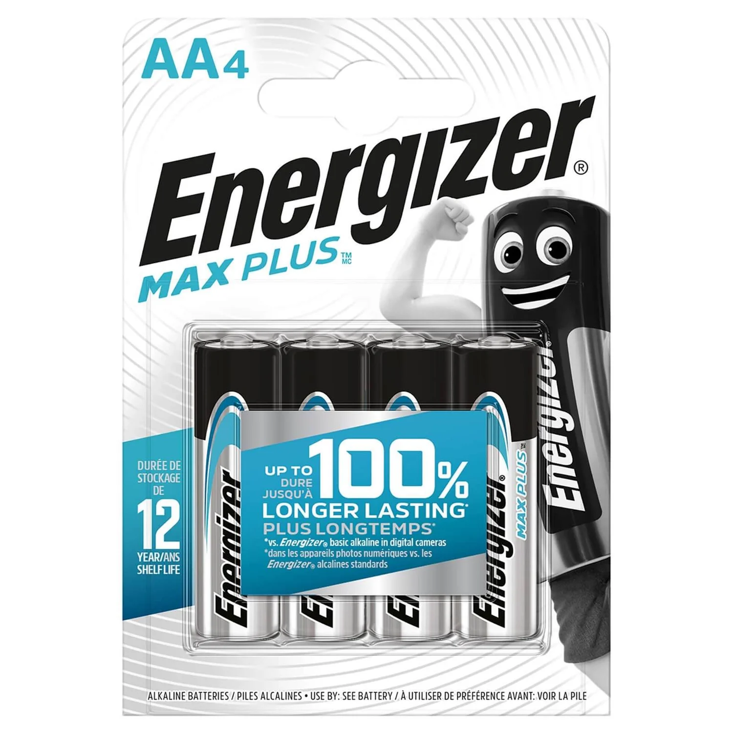 Energizer MAX PLUS Alkaline AA Batteries - 4 Pack 3 Energizer MAX PLUS Alkaline AA Batteries - 4 Pack