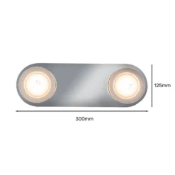 Willow 2 X 5w Bubble Bathroom Light -Energizer Sales Store 12826314 6794958088219636