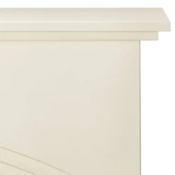 Αδάμ Adam Truro Fireplace Surround & Blenheim Electric Fire With Flat To Wall Fitting - Cream & Brass -Energizer Sales Store 12827025 1634833221093115