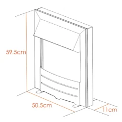 Αδάμ Adam Colorado Electric Fire With Inset Fitting - Black -Energizer Sales Store 12827038 1734869654230985