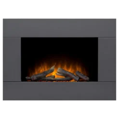 Αδάμ Adam Colemere Electric Fire With Wall Mounted Fitting - Black