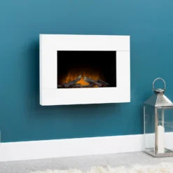 Αδάμ Adam Whitemere Electric Fire With Wall Mounted Fitting - White -Energizer Sales Store 12827046 1554869654467268