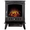Αδάμ Adam Aviemore Electric Stove With Realistic Log Bed & LED Flame Effect Flat To Wall Fitting - Black -Energizer Sales Store 12827053 7304869654357624