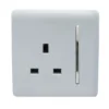 Trendi Switch 1 Gang 13 Amp Plug Socket In Screwless Silver -Energizer Sales Store 12828251 2054938689326449