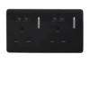 Trendi Switch 2 Gang 13 Amp Short Switched Plug 4x USB Socket In Screwless Black 1 Trendi Switch 2 Gang 13 Amp Short Switched Plug 4x USB Socket In Screwless Black -Energizer Sales Store 12828272 9904831589814687