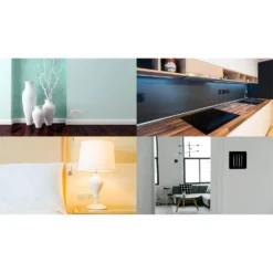 Trendi Switch 2 Gang 2 Way 10 Amp Rocker Light Switch In Screwless Silver -Energizer Sales Store 12828407 1064832953638828