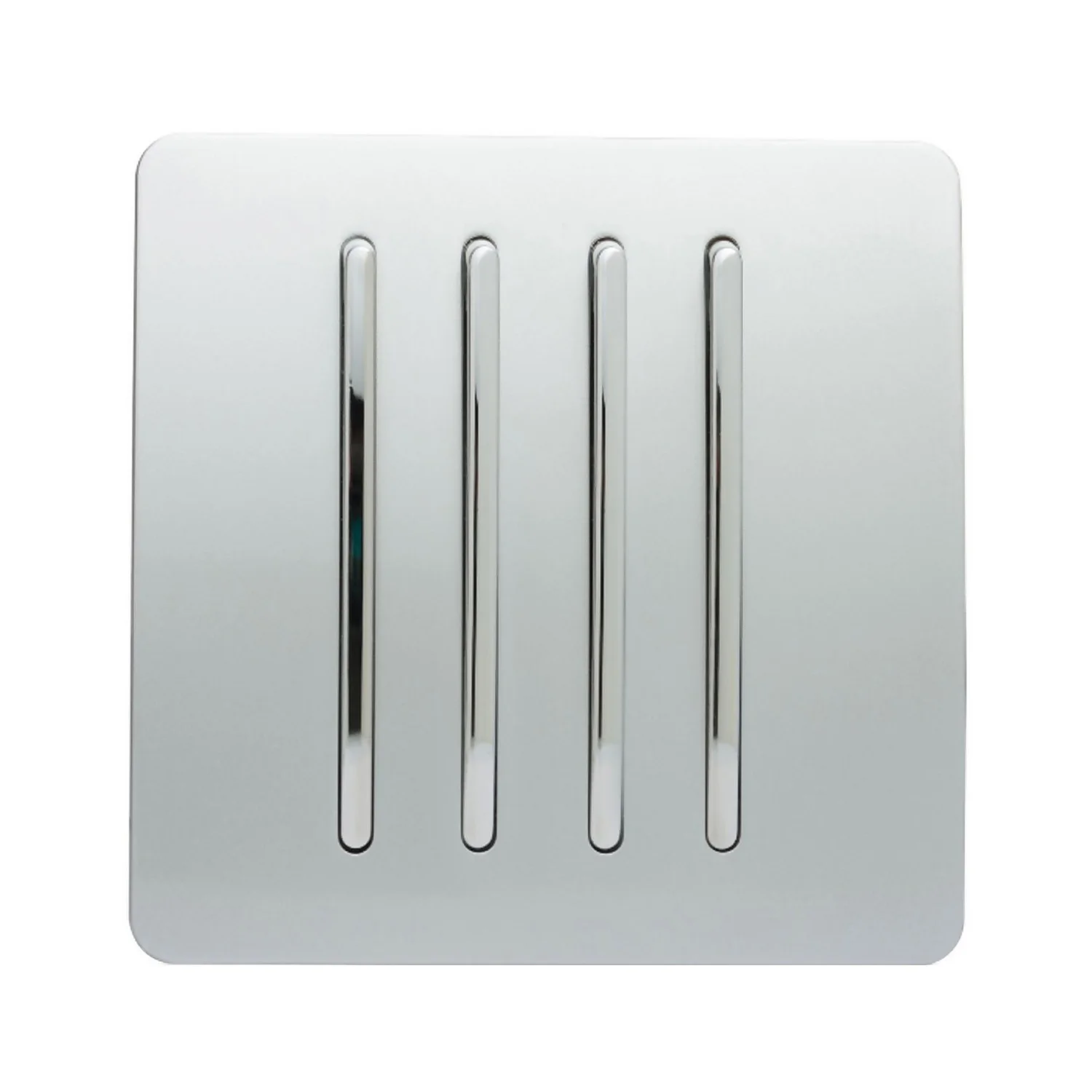 Trendi Switch 4 Gang 2 Way 10 Amp Rocker Light Switch In Screwless Silver 3 Trendi Switch 4 Gang 2 Way 10 Amp Rocker Light Switch In Screwless Silver